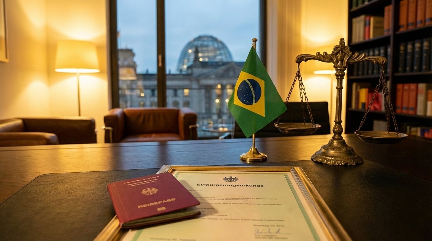 Cidadania alemã para brasileiros nova lei naturalização Alemanha