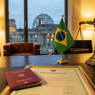Cidadania alemã para brasileiros após nova lei de naturalização na Alemanha